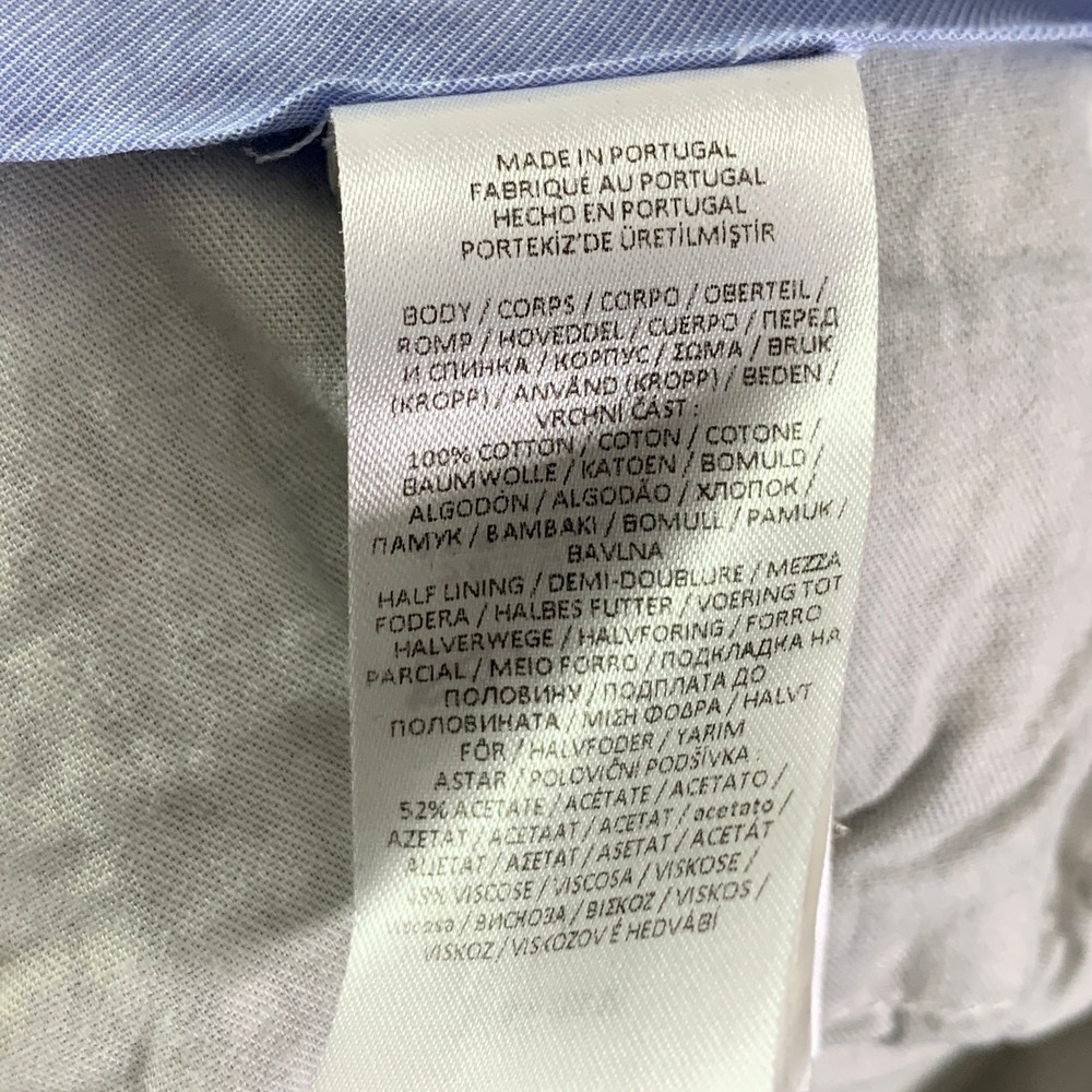 Polo Ralph Lauren Pleated Pants Men 32x32 Seersucker Blue Striped Old Money Luxe - Picture 5 of 12